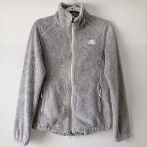 The North Face Tech Osito Womens Meld Gray Full Zip Fleece Winter Jacket Size S